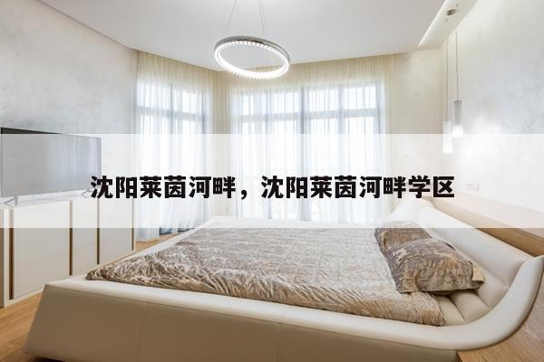沈阳莱茵河畔,沈阳莱茵河畔学区